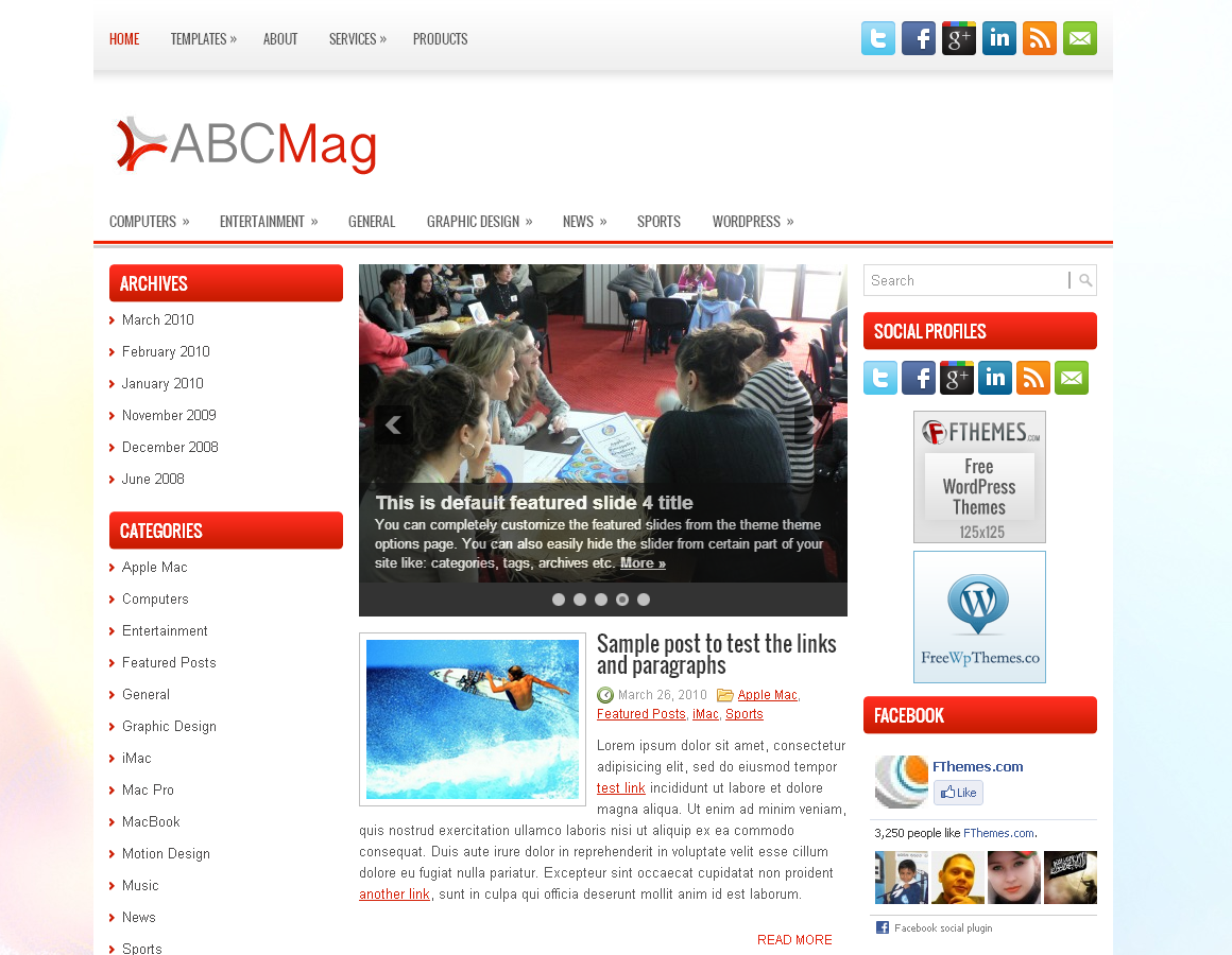 ABCMag WordPress Theme