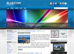 BlueCom Free WordPress Theme