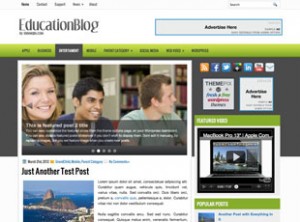 EducationBlog Free WordPress Theme