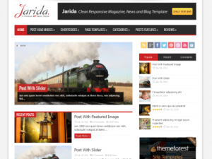 Jarida Free Premium WordPress Theme