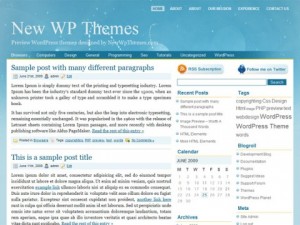 Blue Cosmos WordPress Free Theme