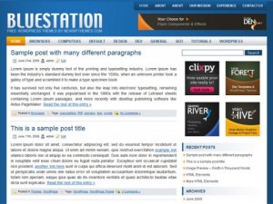 Blue Station Free WordPress Theme
