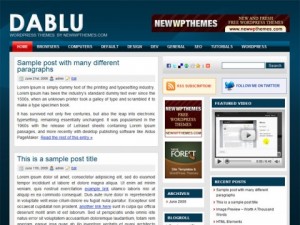 Dablu Free WordPress Theme