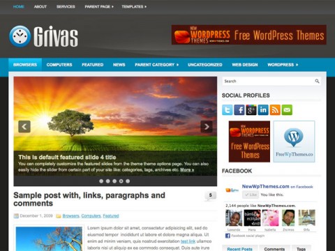 Grivas-Free-WordPress-Theme