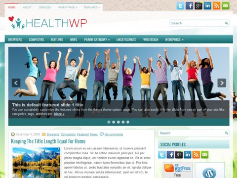 HealthWp-Free-WordPress-Theme