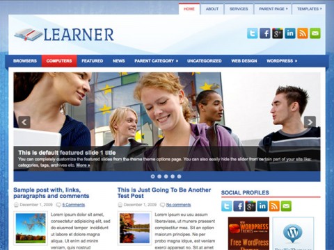 Learner-Free-WordPress-Theme